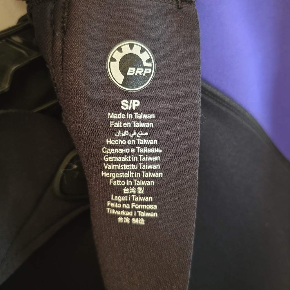 NWT Seadoo Women's 3MM Shorty Wetsuit - Black Blue Purple Small - Picture 9 of 11